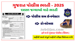 ગુજરાત પોલીસ ભરતી | Gujarat Police Bharti 2024 Apply for 13591 Posts