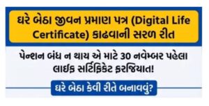 ઘરે બેઠાં જ તમારા મોબાઈલ ફોનમાં બની જશે લાઈફ સર્ટિફિકેટ Digital Life Certificate